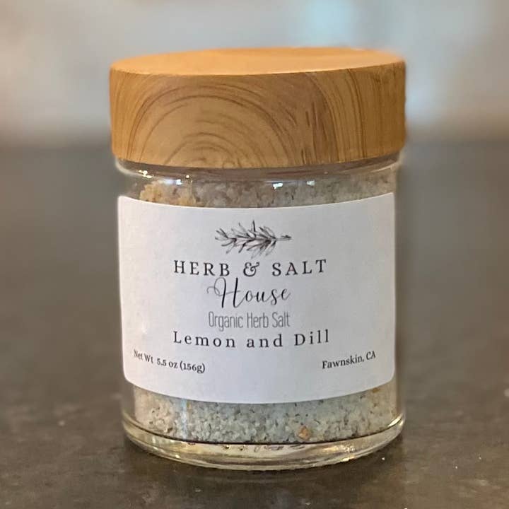 Herb Salt / Lemon and Dill for wholesale by Herb and Salt House