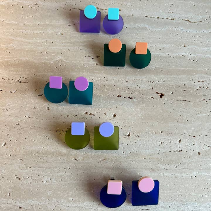 Pendientes Mini Glare - Primavera/Verano para venta al por mayor de Pamela Coromoto