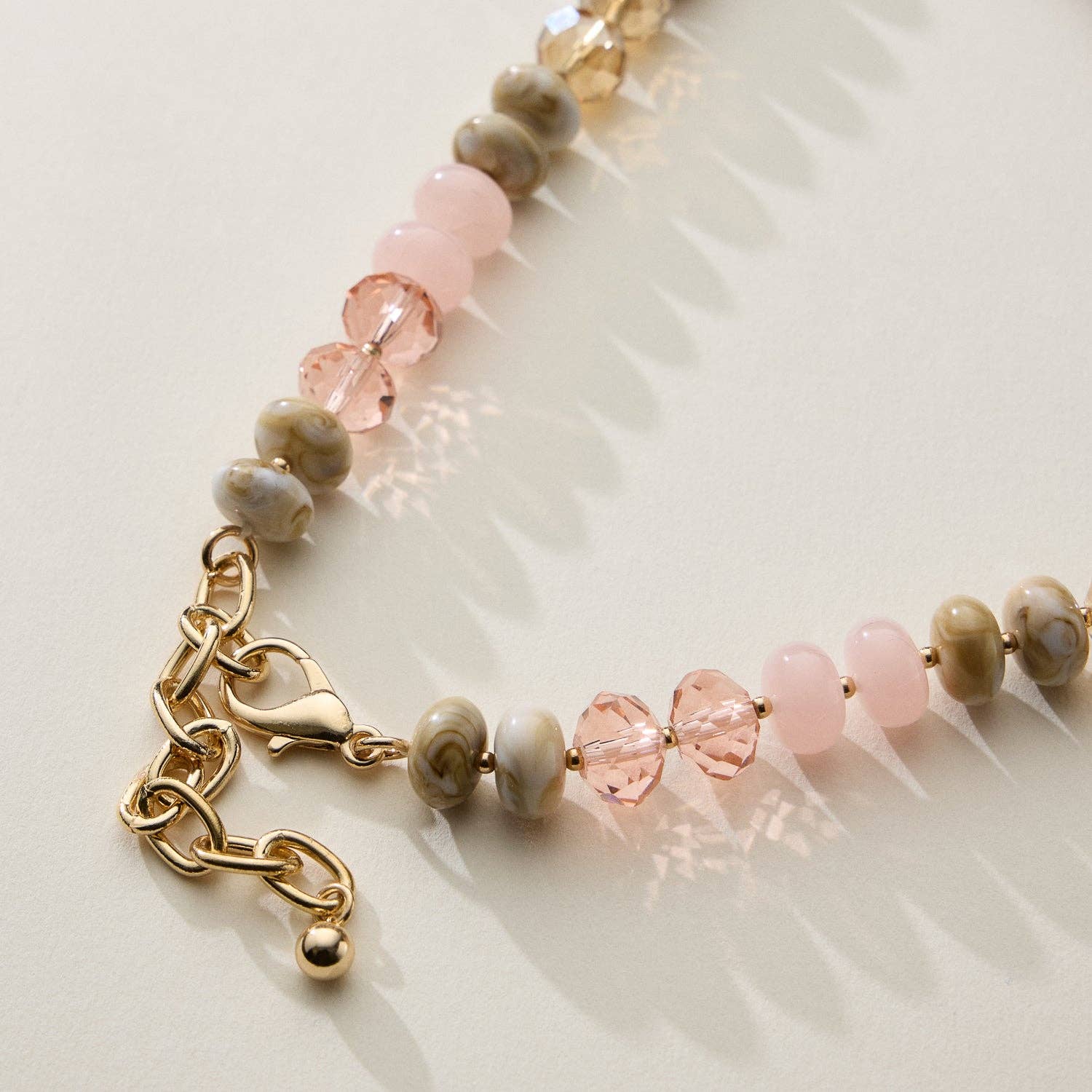 Frem - Wholesale Beaded/Pearl Necklace - Mixed Bead Short Necklace with Adjustable Length10