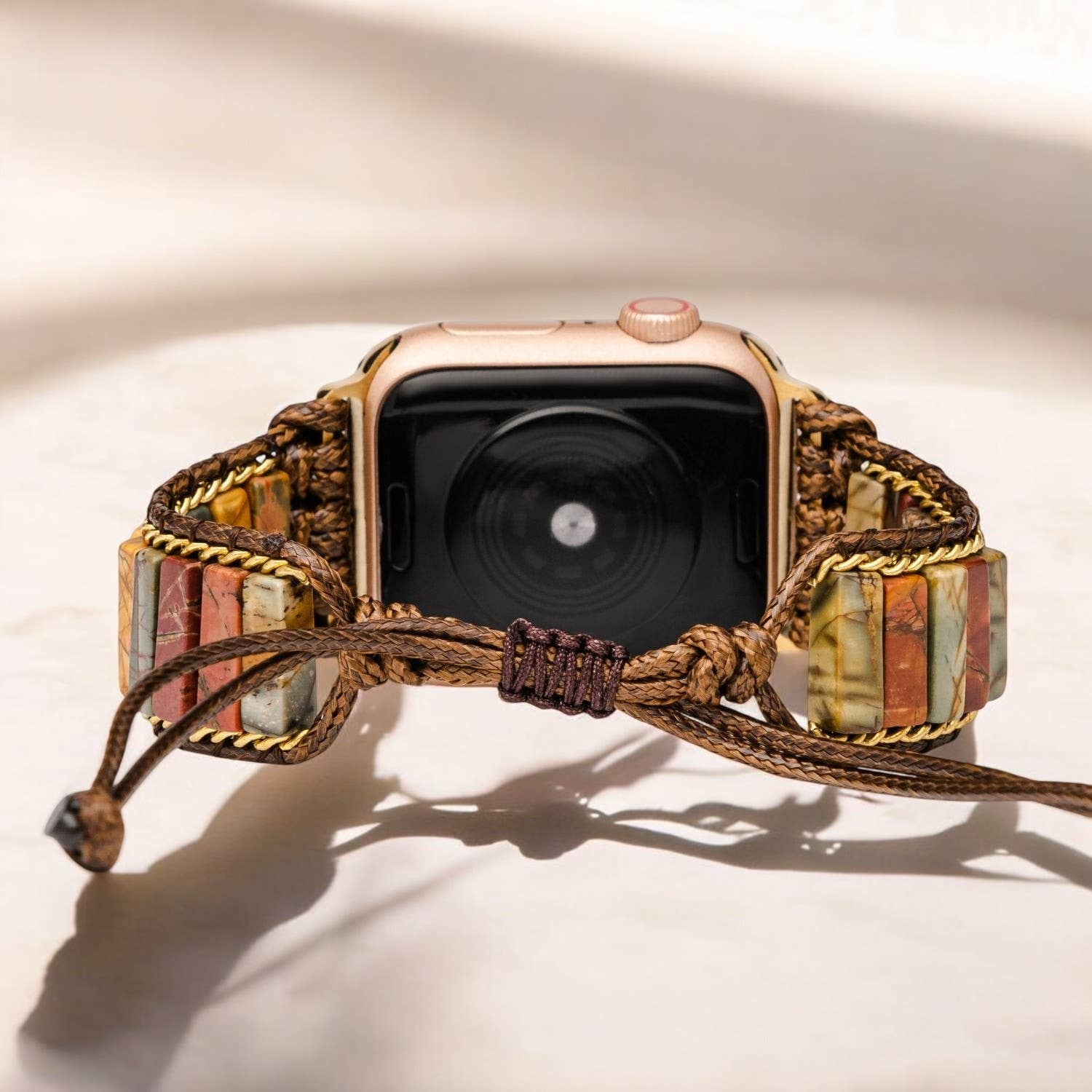 Cape Diablo - Wholesale Watch Band/Strap - Women's - Delicate Picasso Jasper Apple Watch Strap1