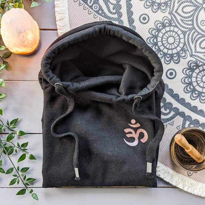 SEVEN CHAKRAS COWL NECK HOODY for wholesale by Tiny Tortle