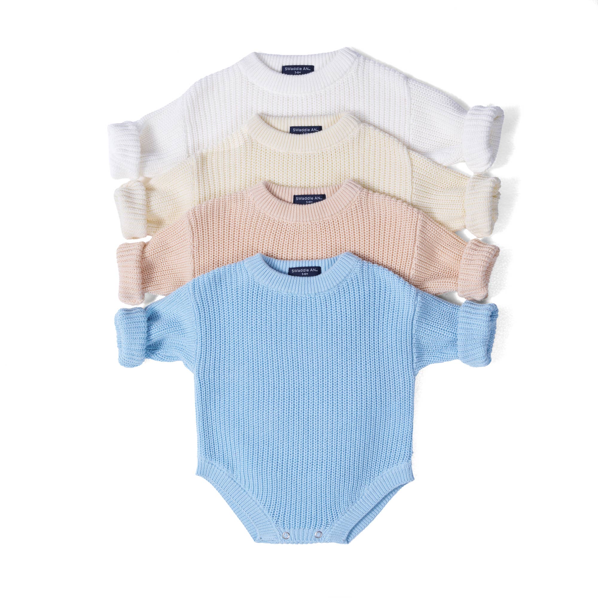 SwaddleAn - Wholesale Romper - Kids - 100% Cotton Classic Baby Knit Romper 23