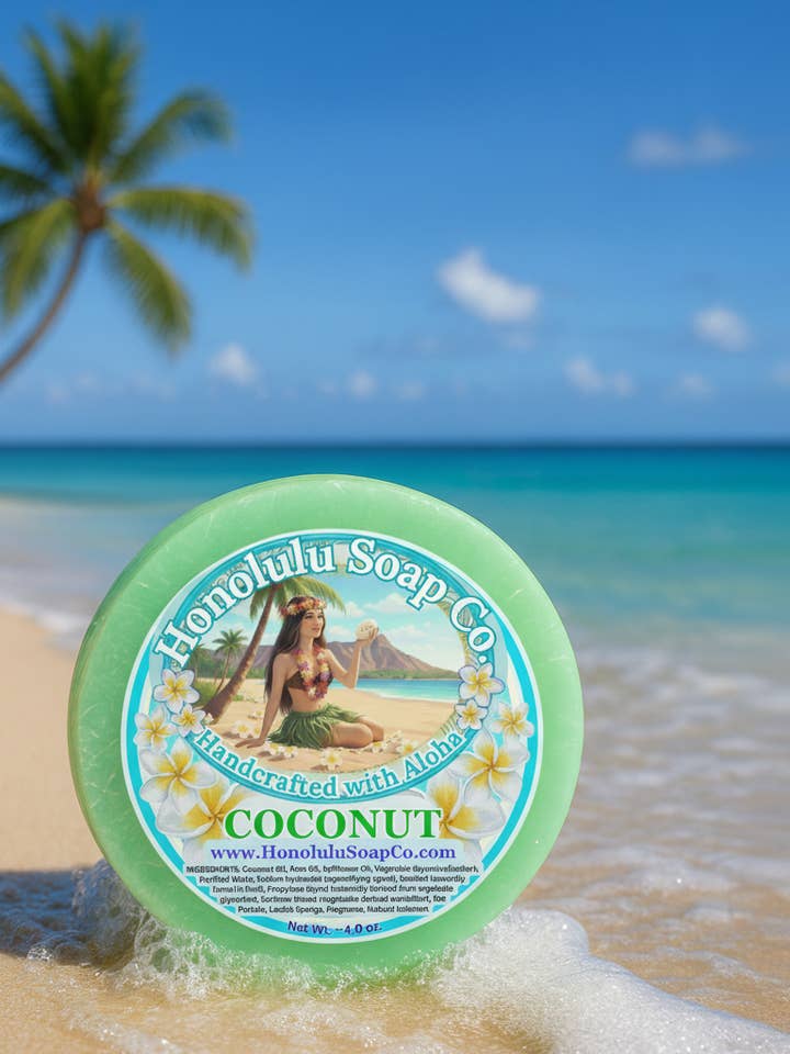 Insel Coconut Luffa für den Großhandel von Honolulu Soap Company
