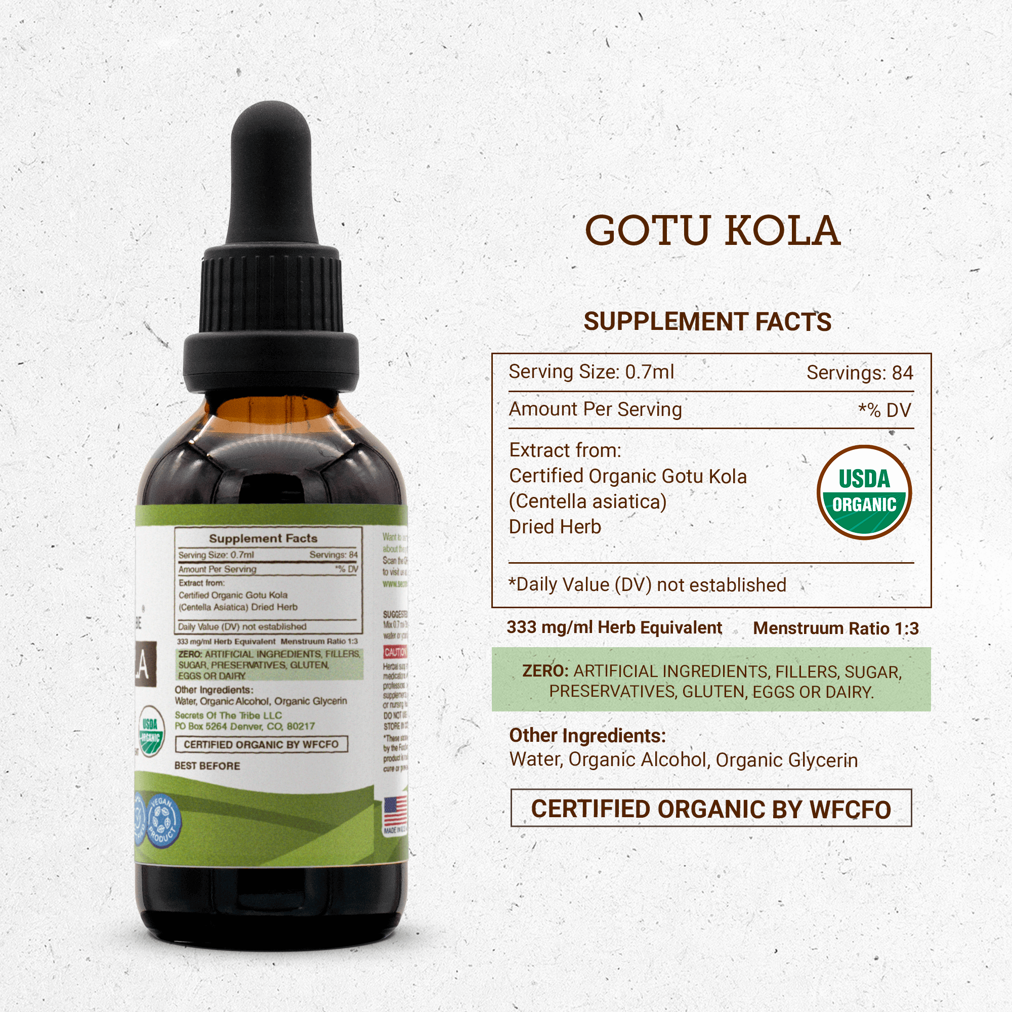 Secrets Of The Tribe - Wholesale Tincture - Gotu Kola Tincture5