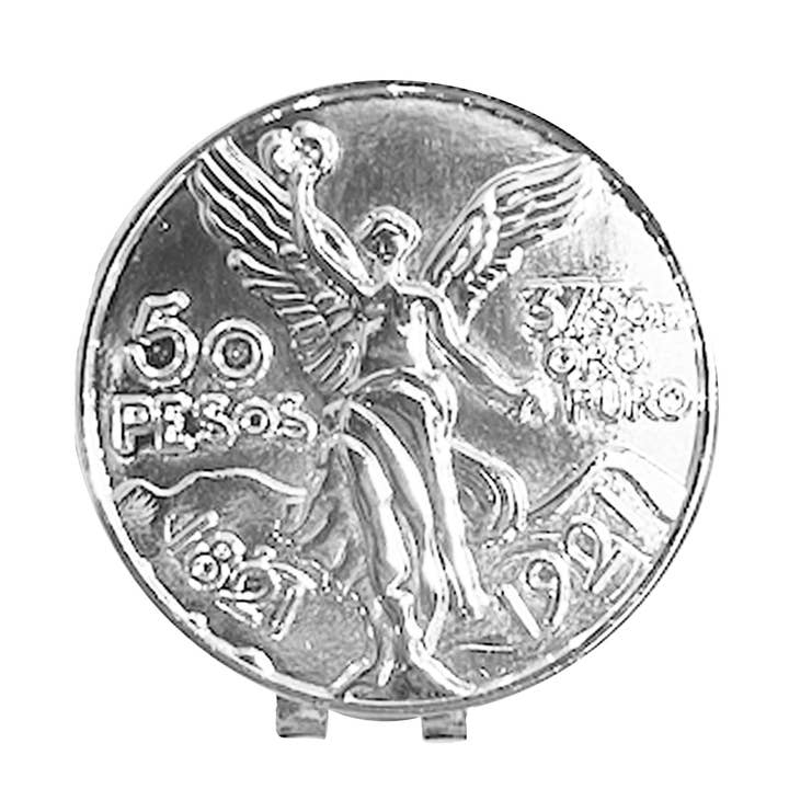 Silver Centenario Hat Blip for wholesale by Pin Pal Limited