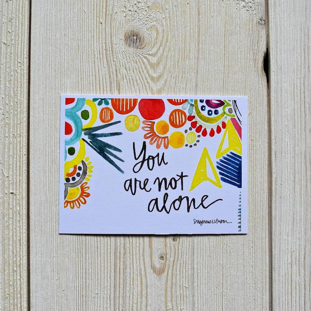 Silver Tree Art by Suzanne L. Vinson - Wholesale Stationery/Notecard Set - You Are Not Alone - Sharing Wisdom set2