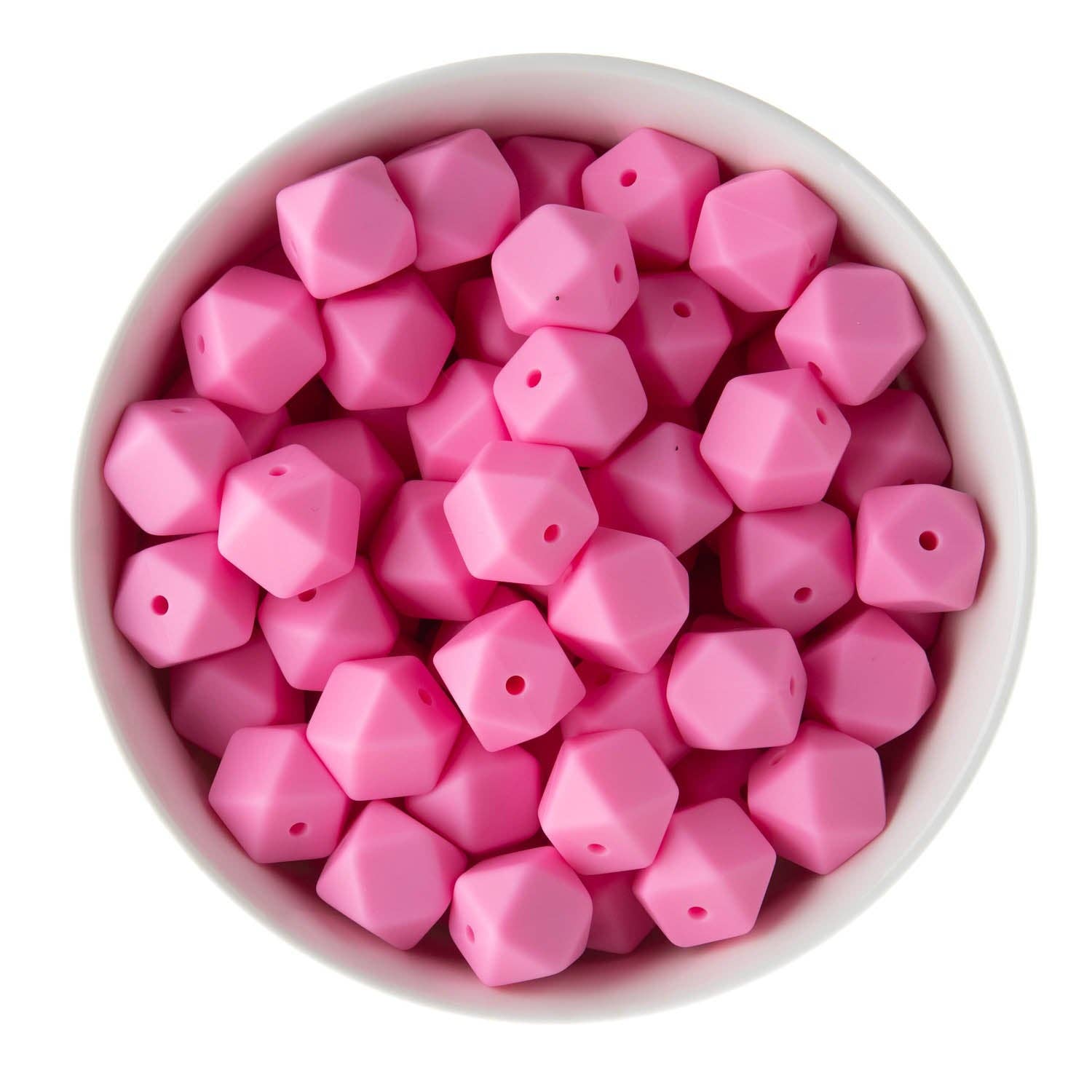 Cara & Co Silicone Craft Supply – wholesale Beads – 14mm Hexagon Silicone Beads10