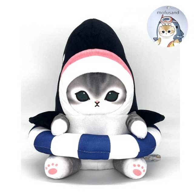 Mofusand Orca Cat Plush – With Float Ring (Limited Edition) for wholesale by K-Wonderland