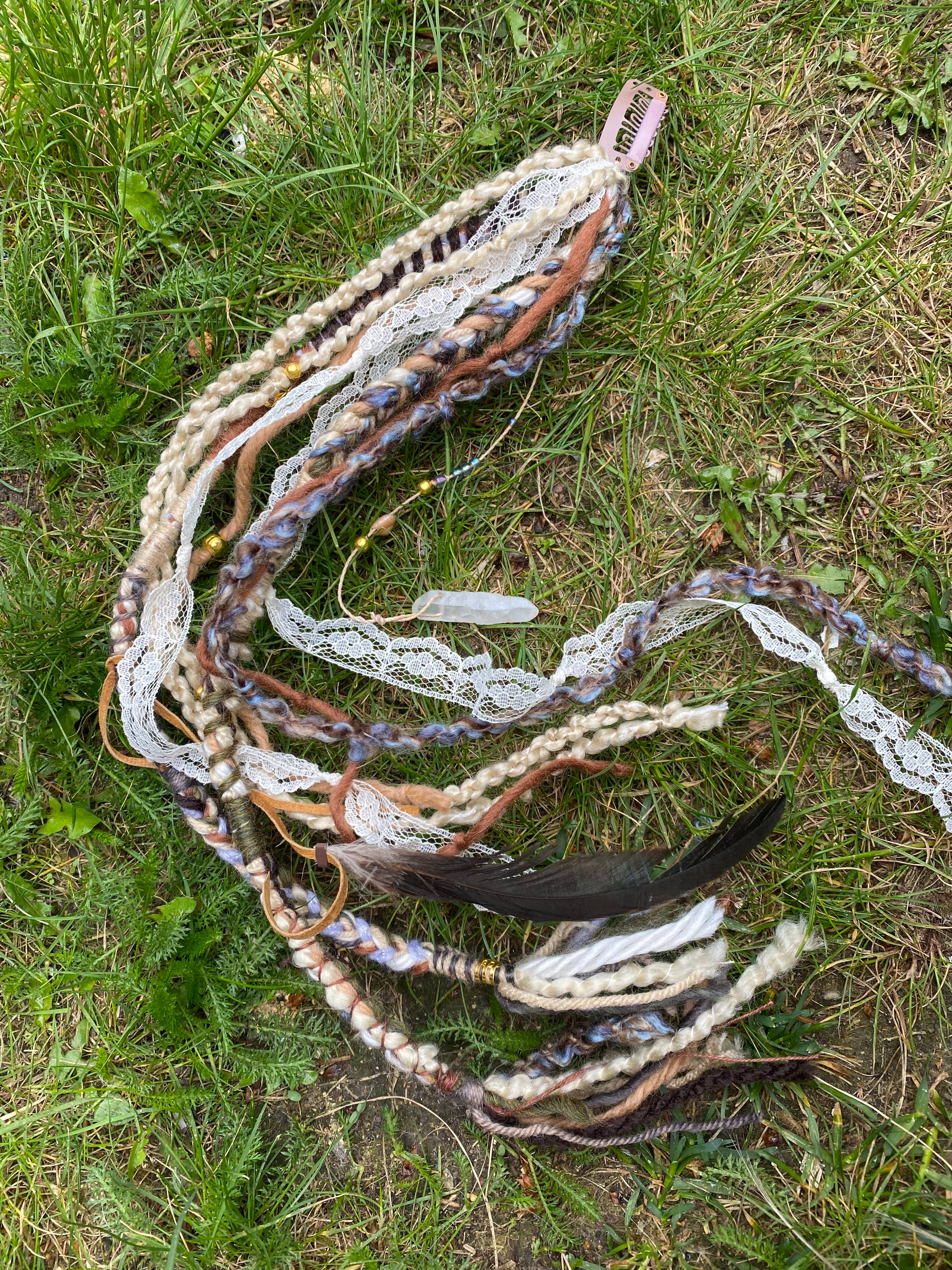 Sea Gypsy Designs – wholesale Hair extensions – Lace & Quartz Gypsy dreads 6