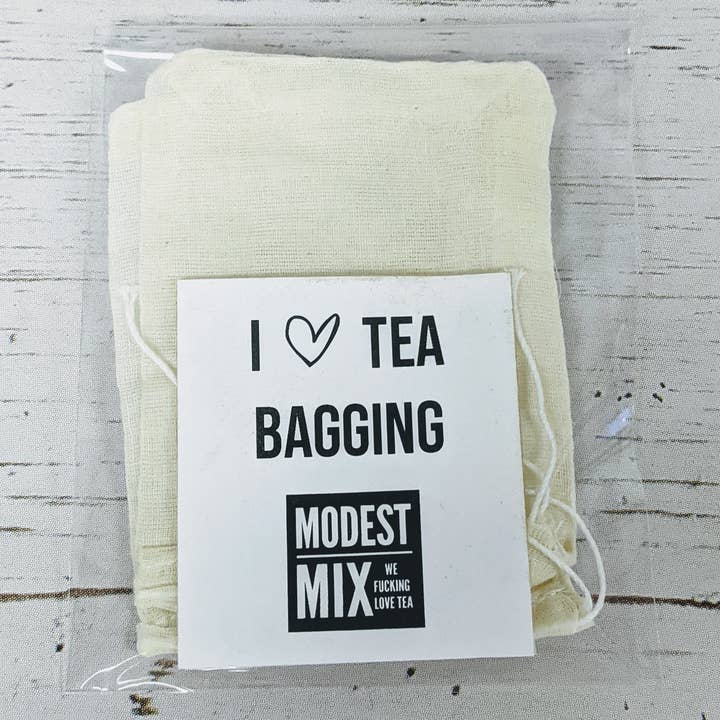 ModestMix Teas - Wholesale Tea Bags - Reusable Cotton Tea Bags - 2 pack