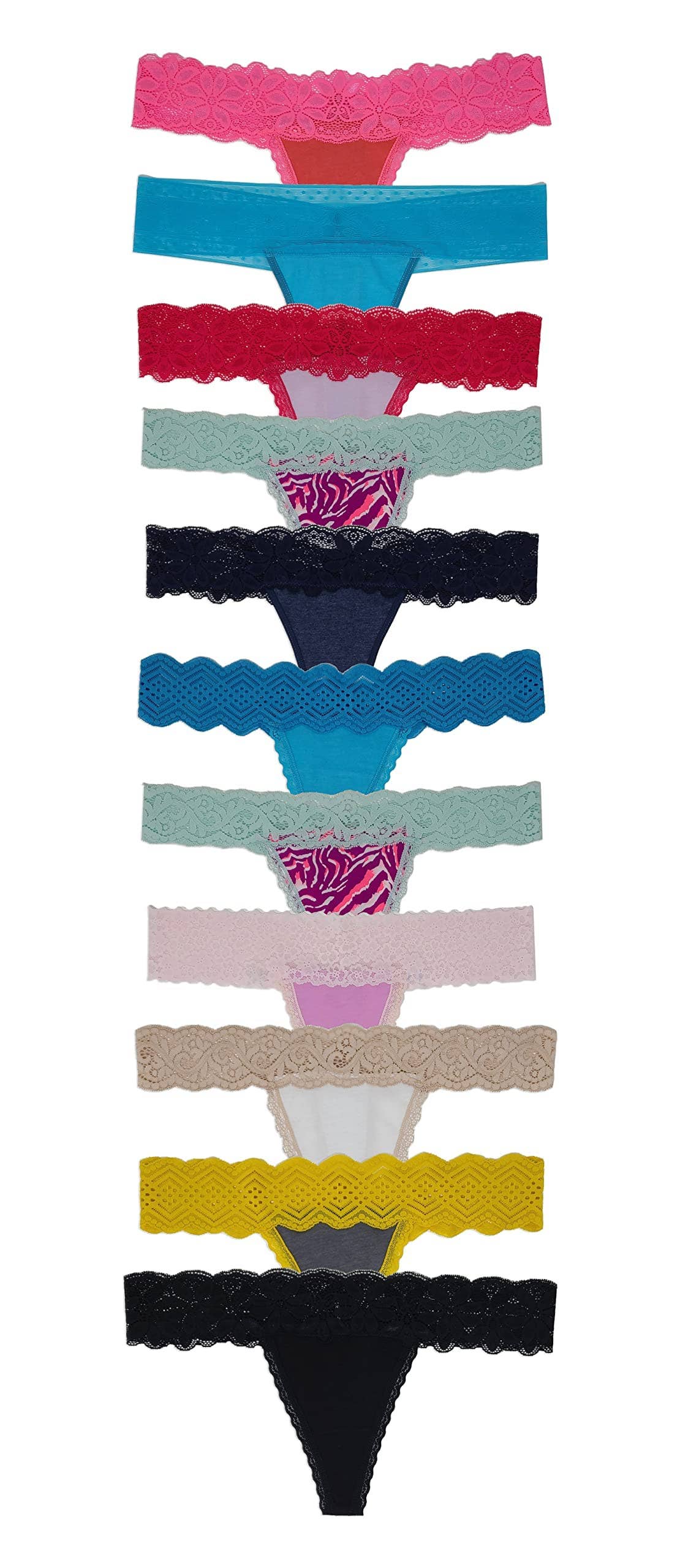 I-Wear Brands - Vente Sous-vêtements – femme - String t-back en dentelle pour femmes4