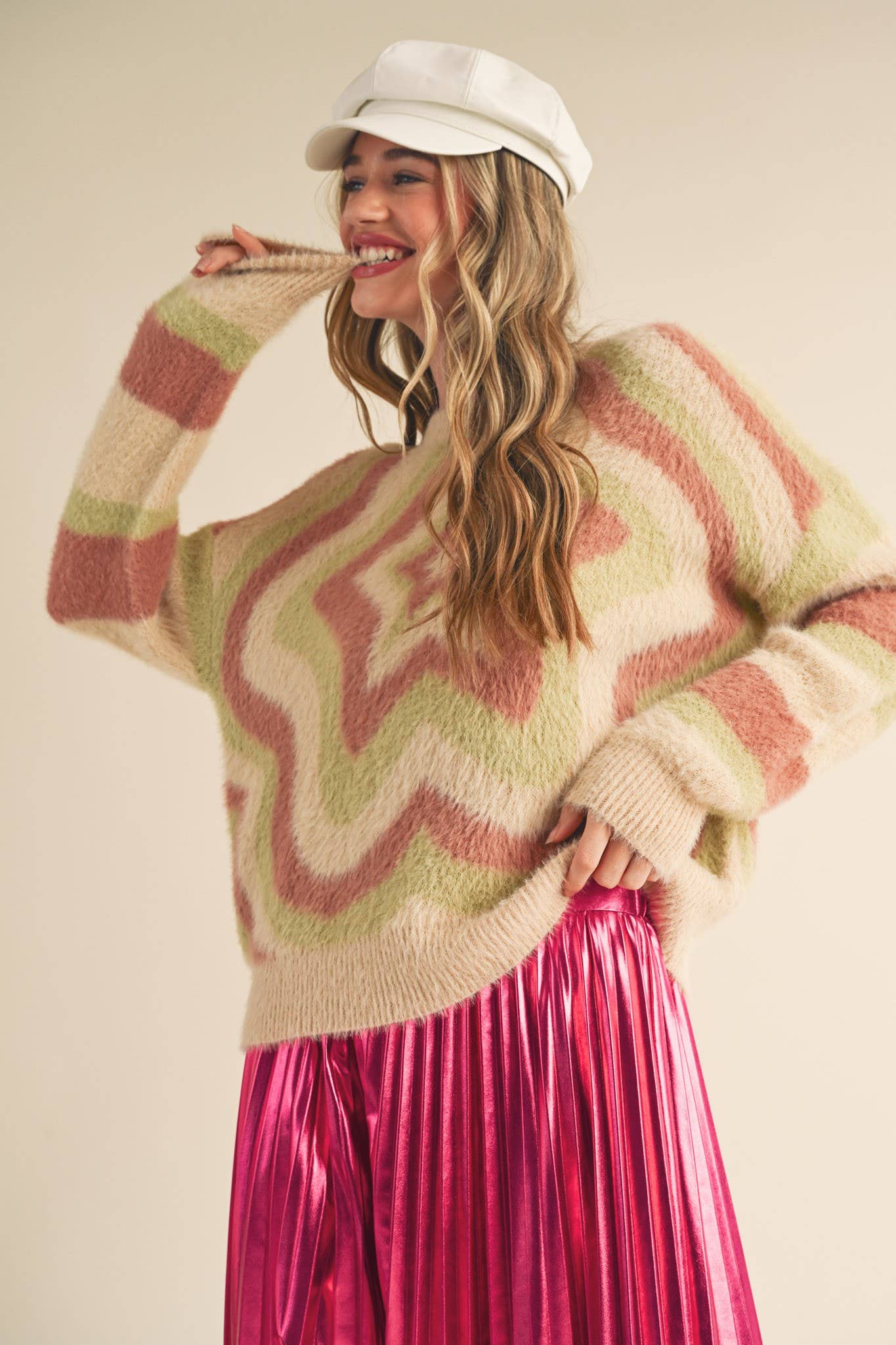 &MERCI - Wholesale Knit Sweater - Women's - SWEATER MSW1041517