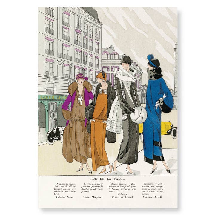 RUE DE LA PAIX (1924): Impressão Artística Vintage por atacado de Ezen Trade