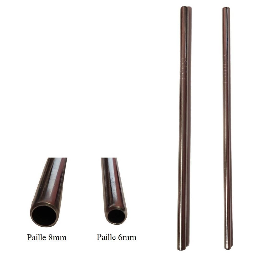 Natural'sace - Wholesale Drinking Straw - Straight stainless steel smoothie straw1