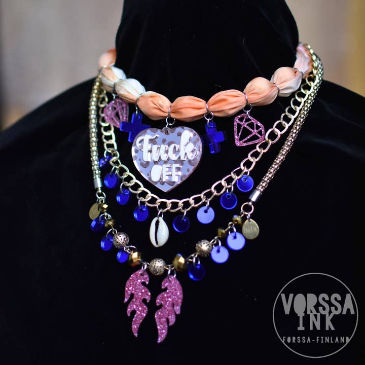 Re-Born kaulakoru F*ck Off for wholesale by Vorssa Ink