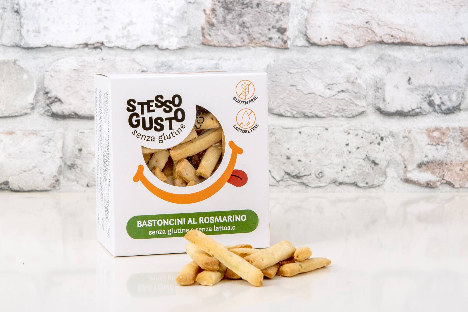 SPAZIOGOLOSO! laboratorio artigianale senza glutine - Wholesale Gluten-Free Flour - ROSEMARY BREADSTICKS 180 g0