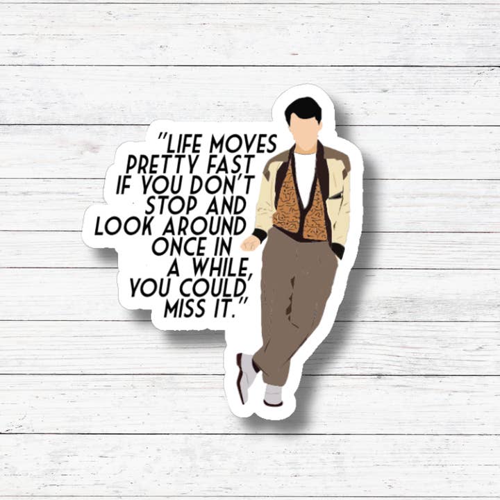 Oily Graphic Creations - Wholesale Sticker - Ferris-80s Movie Stickers/Magnet