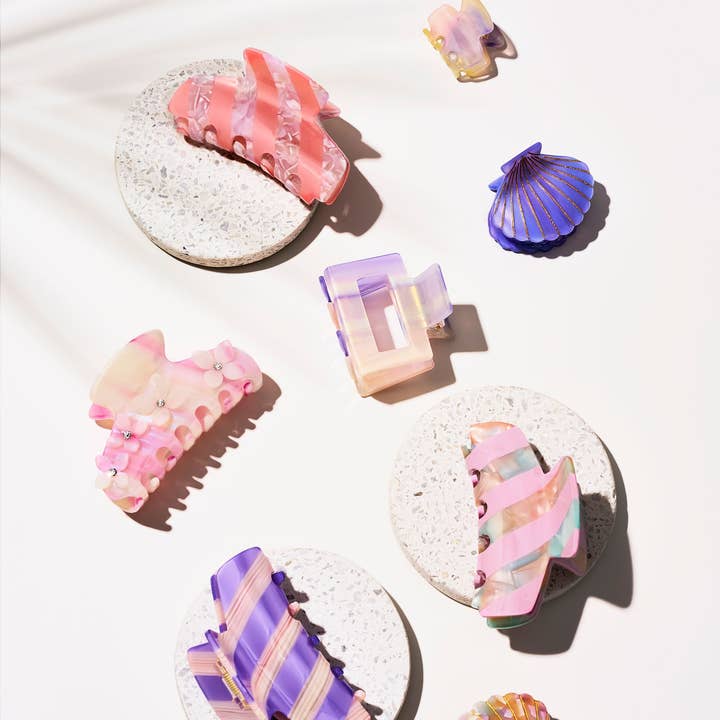 by Vivi. - Wholesale Hair Clip - Women's - Shell hair clip Halo1