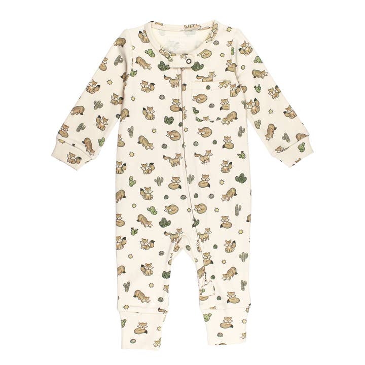 Little Fox | Økologisk Lynlås Romper for engroshandel hos L'ovedbaby