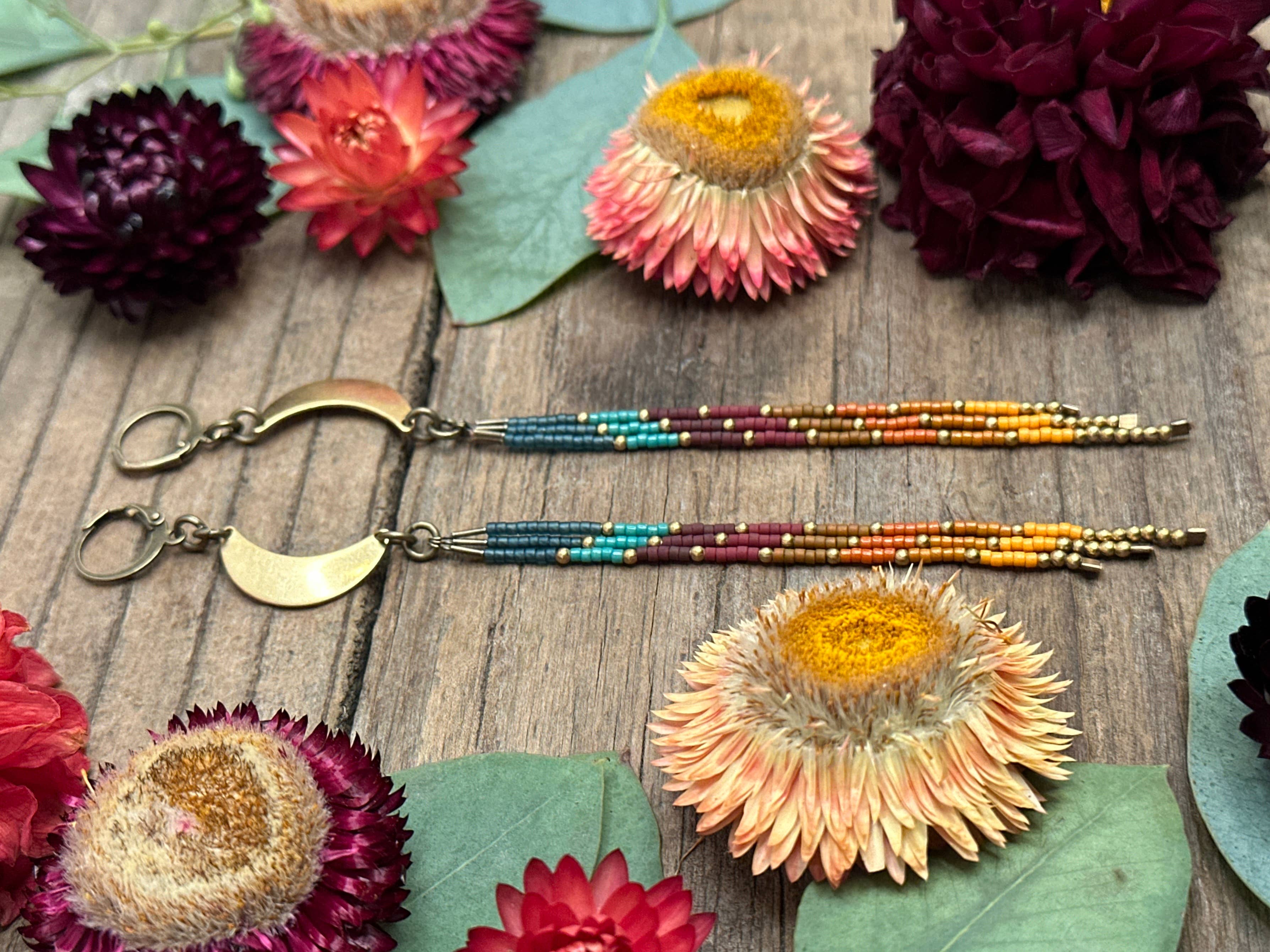 Dancing Willow - Wholesale Dangle Earrings - Harvest Honey Earrings4