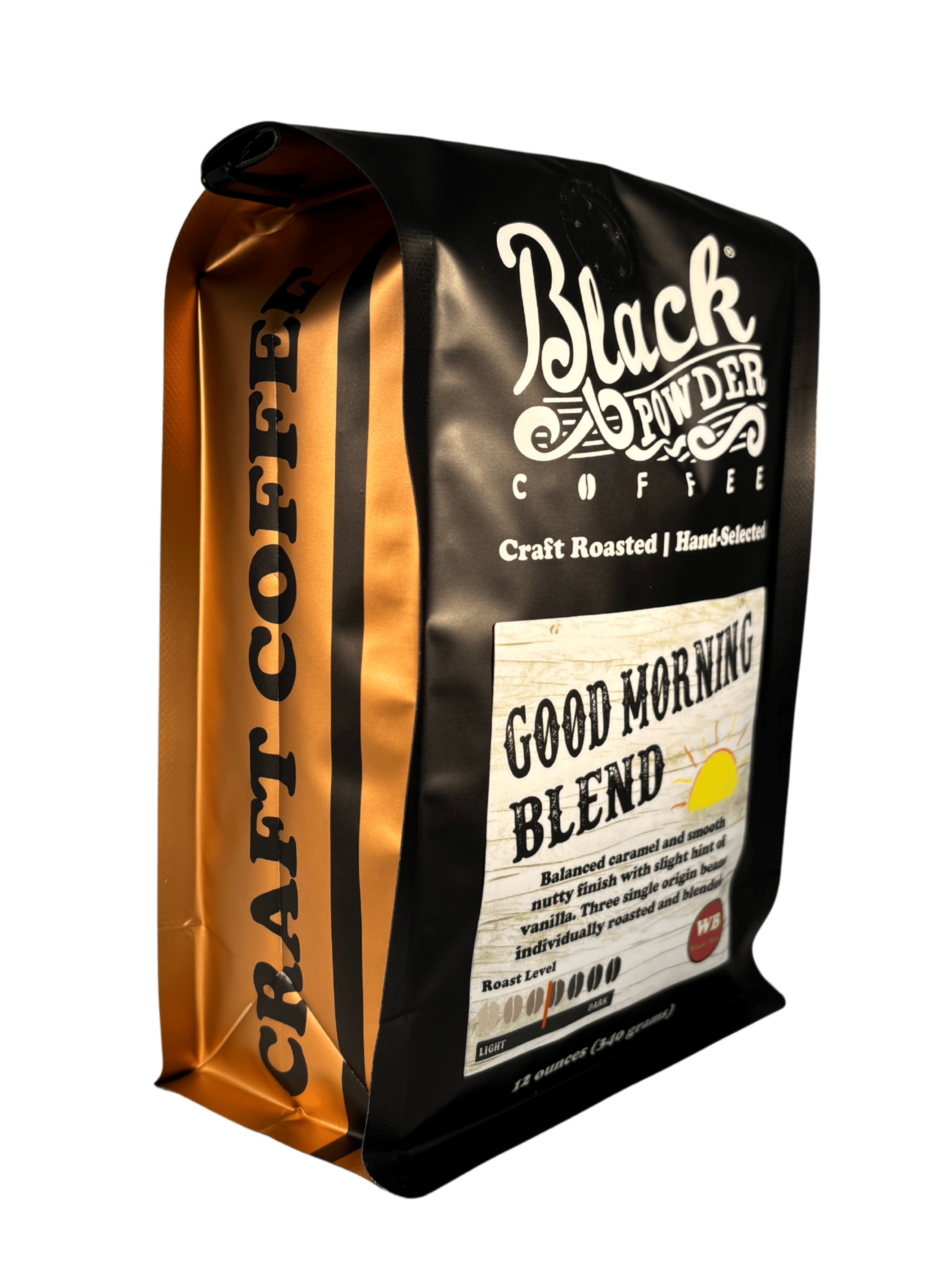 Black Powder Coffee - Wholesale Coffee Beans - Good Morning Blend Coffee1