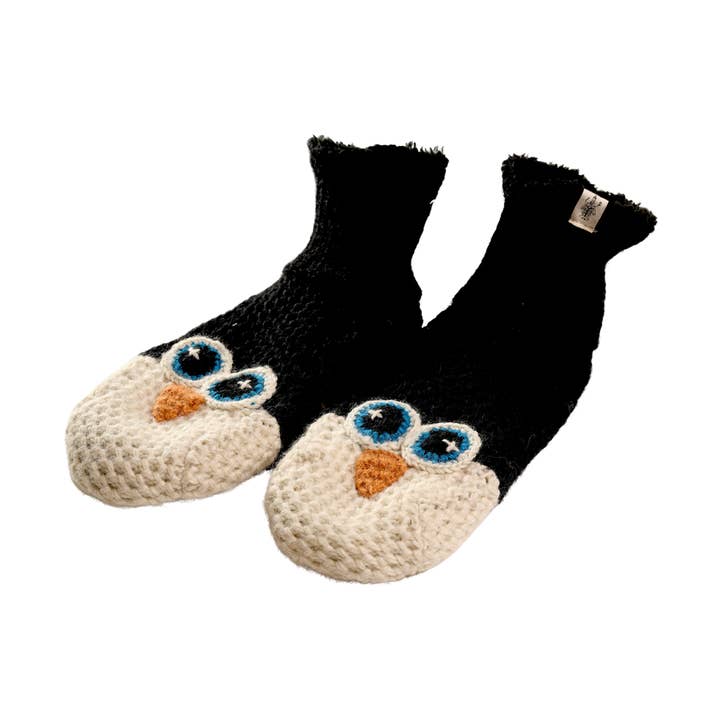 Penguin Slippers for wholesale by Nirvanna Designs, Inc.