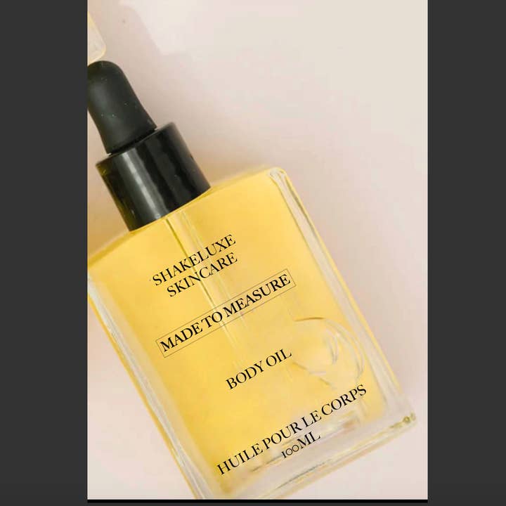 Made to Measure Body Oil for wholesale by ShakeLuxe Skincare