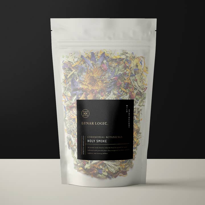 HOLY SMOKE / Ceremonial Botanicals for wholesale by Lunar Logic Wild Apothecary