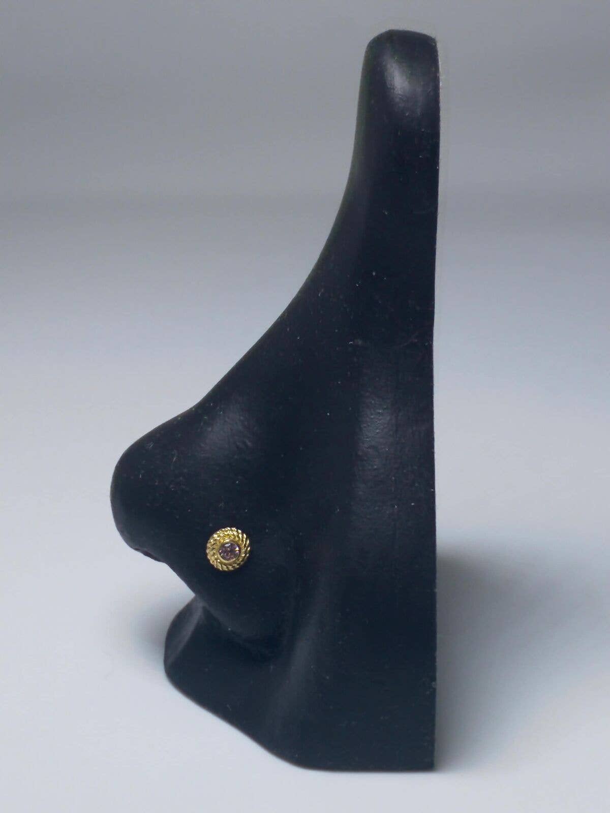 Zahav Jewelry – wholesale Enkelt örhänge – 14K massivt guld näsring | 18 Gauge | Massivt guld | Guld näsring | Guldnäsa S8