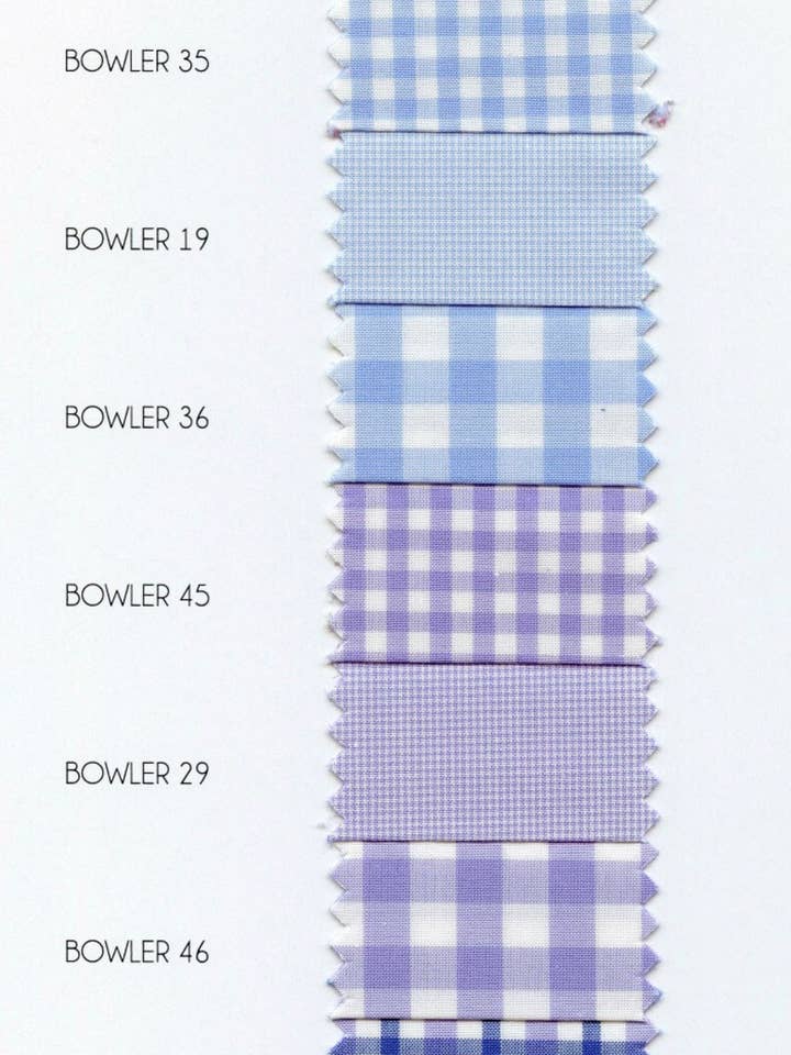 120/2 Volgaren Popeline 100% Katoen Handgemaakt in Italië - Geruit voor wholesale door HENRIK