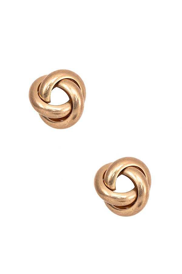 anbfashion - Wholesale Dangle Earrings - KNOT POST EARRING  6200
