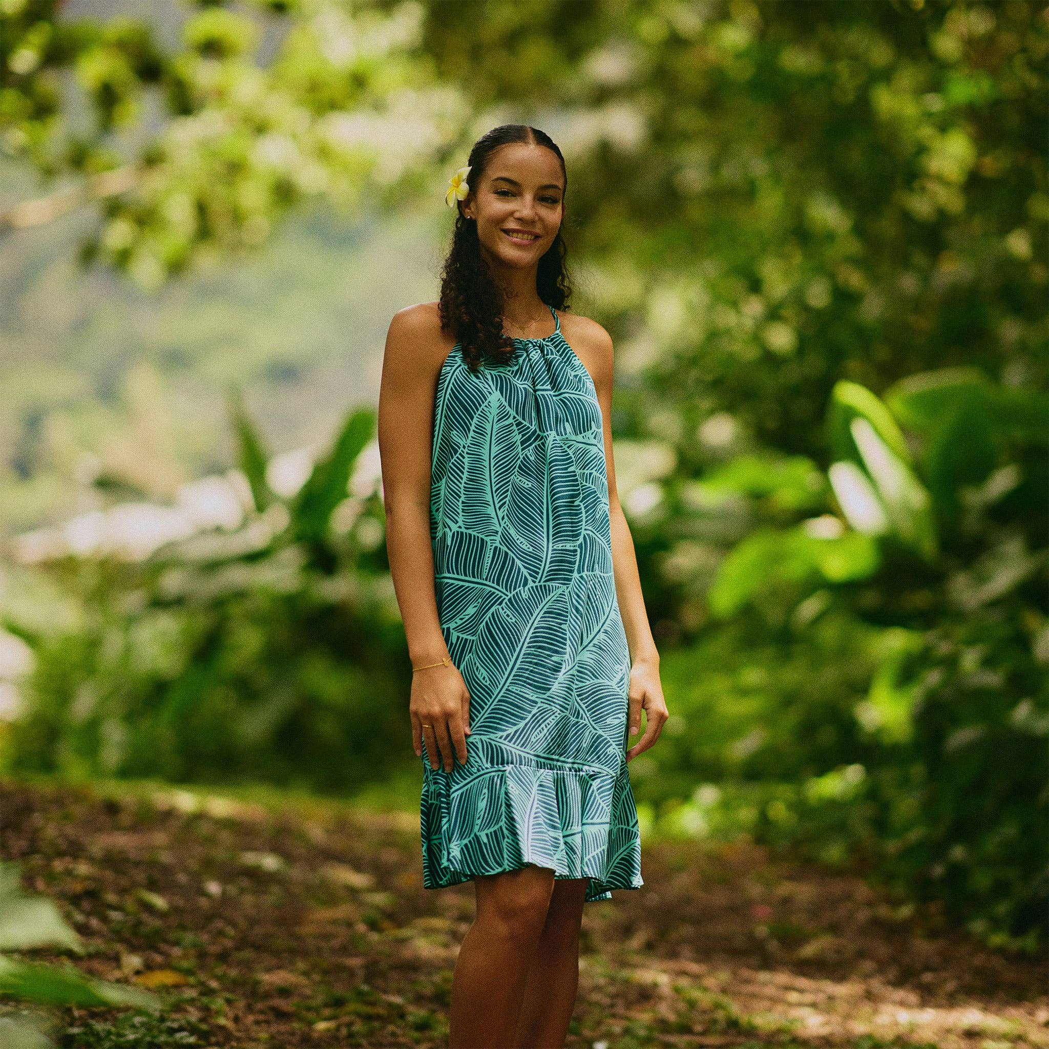 Hilo Hattie - Wholesale Dress - Women's - Banana Leaf Knee Length Dress22