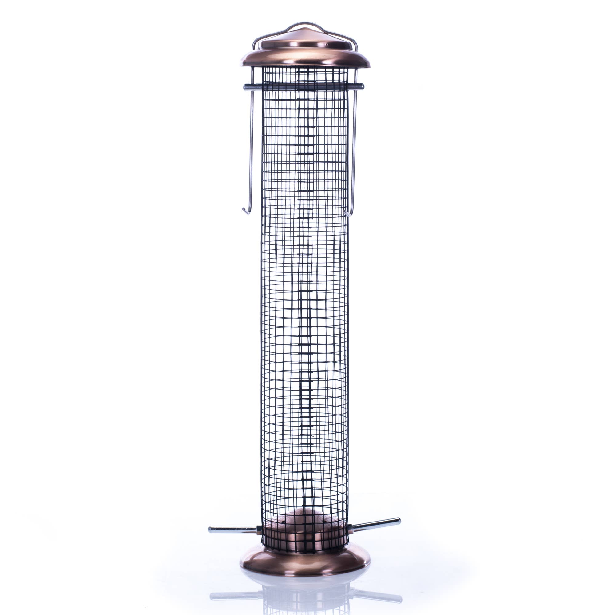 EAST AVENUE - Wholesale Bird Feeder - Copper Finish Metal Mesh Outdoor Hanging Bird Feeder 15 Long2