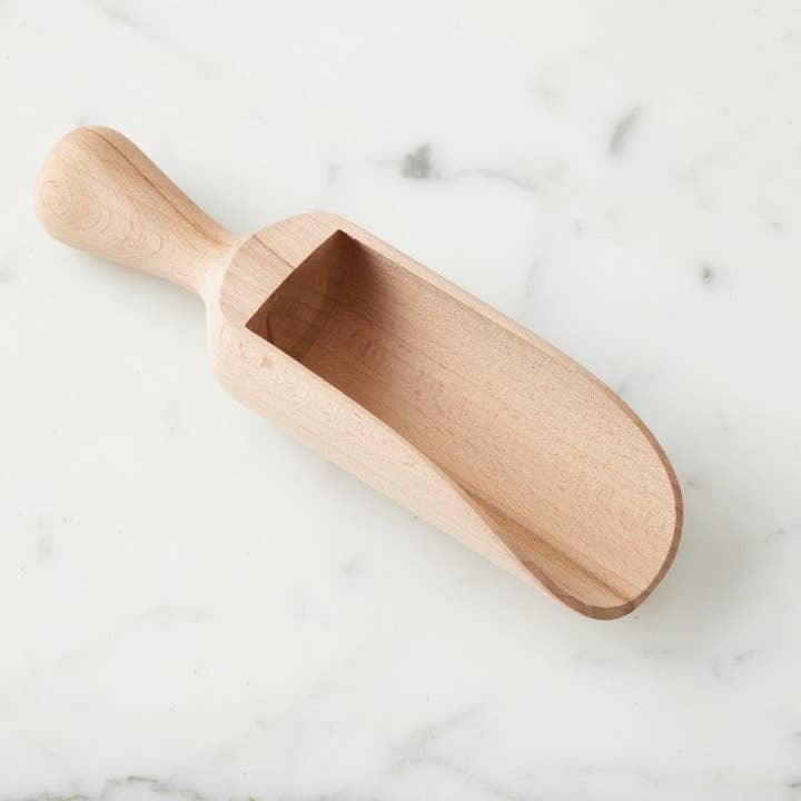 Euro Canister Scoop, Beechwood for wholesale by etúHOME