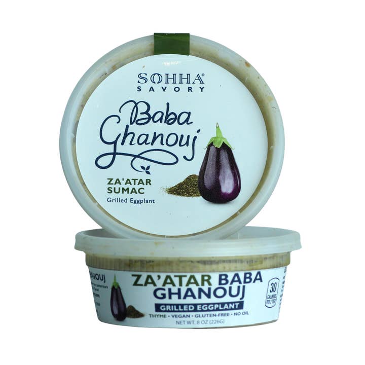 Za'atar Baba Ghanouj for wholesale by Sohha Savory