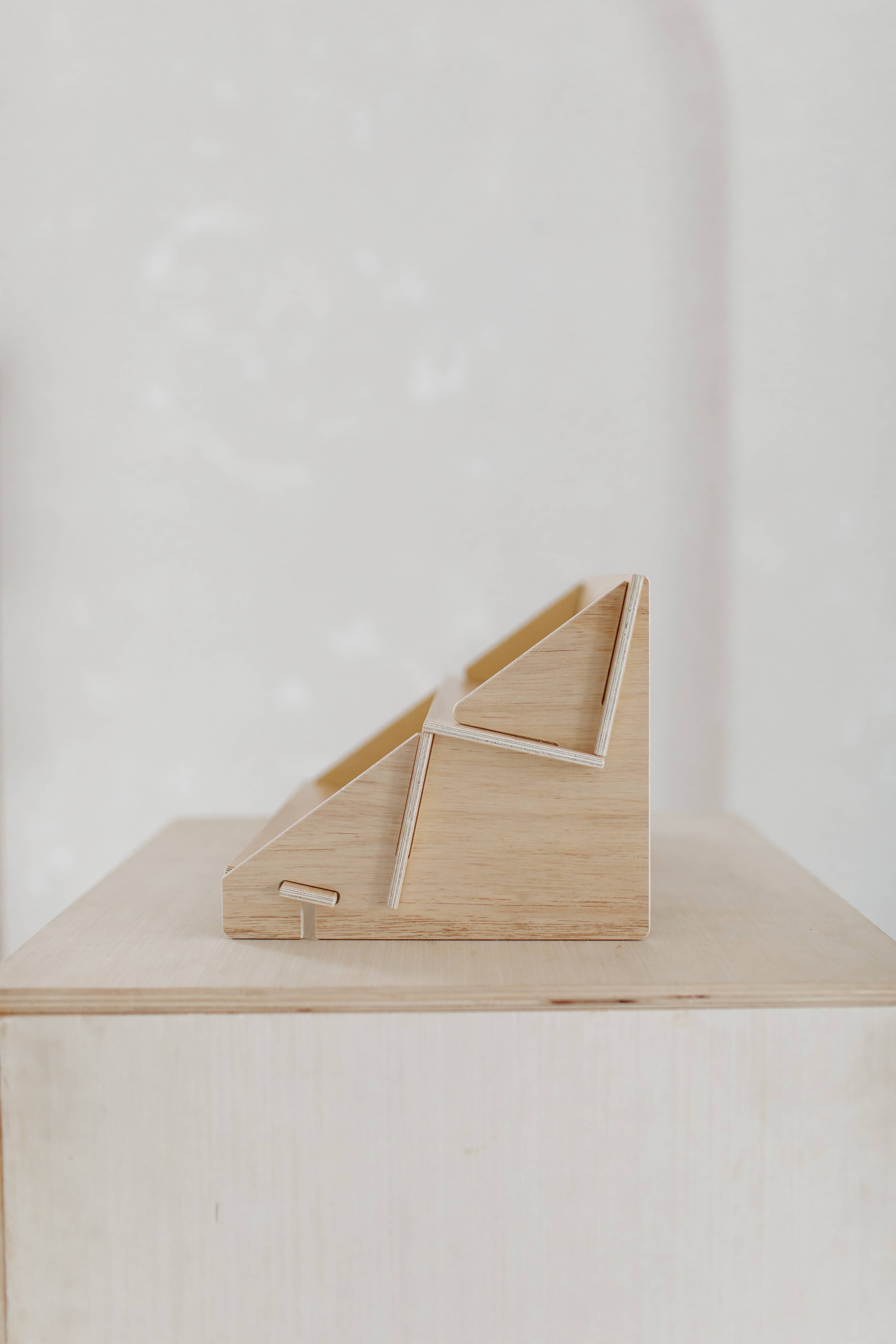 Reminder Nail Polish - Wholesale Display Shelf - 2-Tiered Birch Shelf (13")4