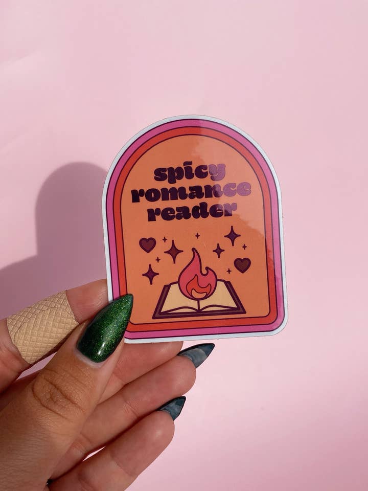 Sticker - Spicy Romance Reader for wholesale by The Design Demon