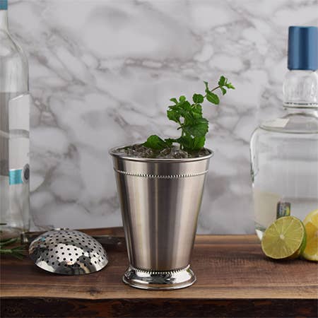 CUISIVIN - Wholesale Cocktail/Liquor Glass - Bel-Air Two-tone S/S Julep Glass 400ml/13.5oz1