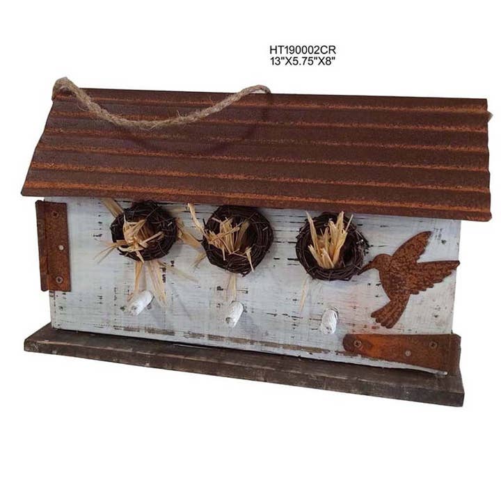 Tellon Investment & Trade - Wholesale Bird House - Rustic Country Birdhouse for Garden