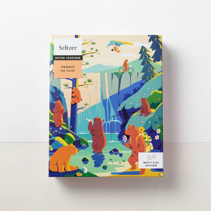 Recreational Bears Multi Puzzle for wholesale by Seltzer Goods