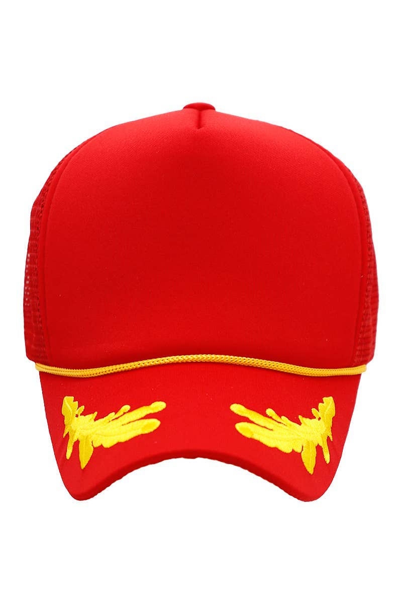 Cap Zone - Venta al por mayor Gorra trucker - Unisex - Gorra camionera Cap Zone Captain Oak Leaf de cinco paneles con espuma4