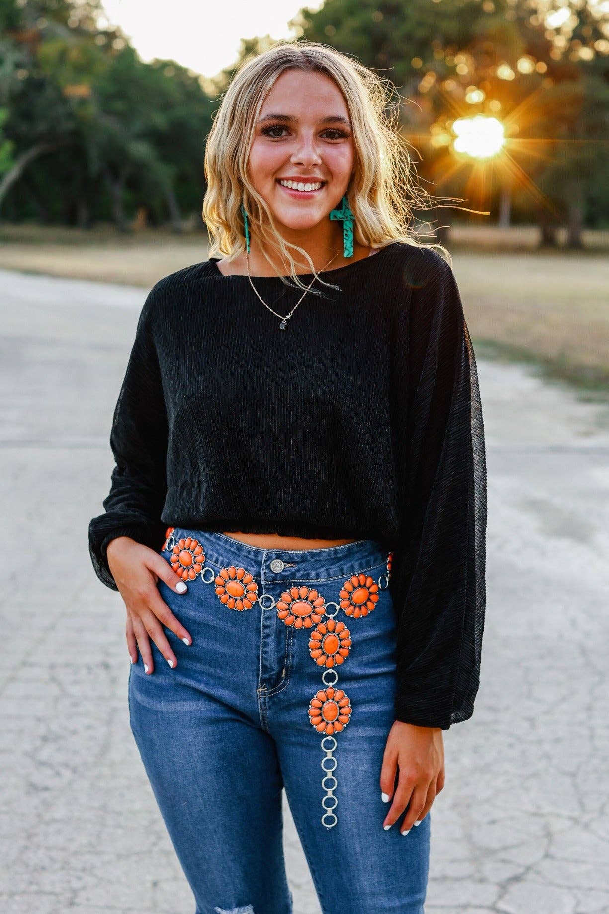 Black Midnight Memories Top for wholesale on Faire0