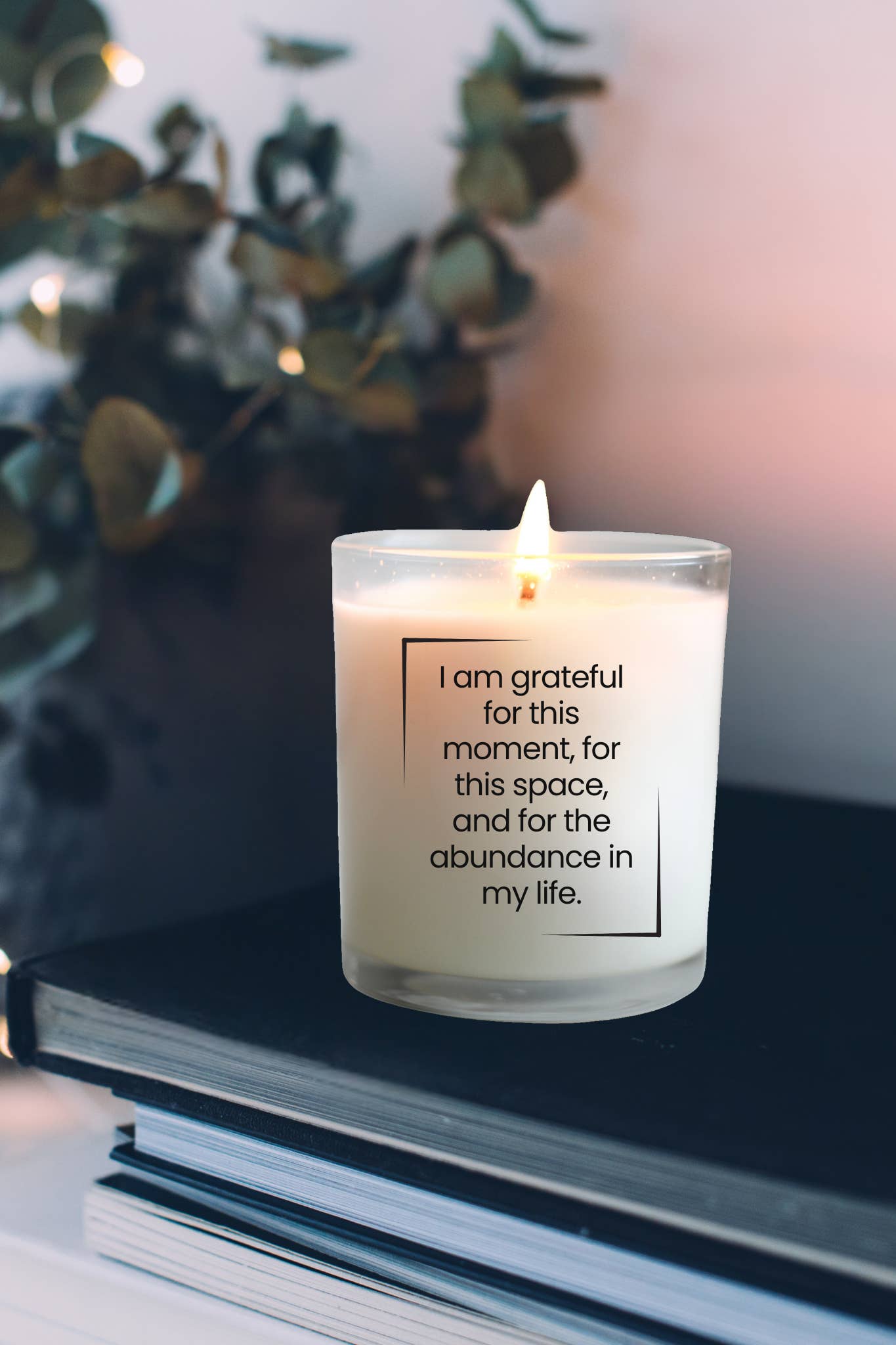 SCENTS BY FAY - Wholesale Jar/Filled Candle - 8oz Affirmation Soy Candles made with Pure Essential Oils