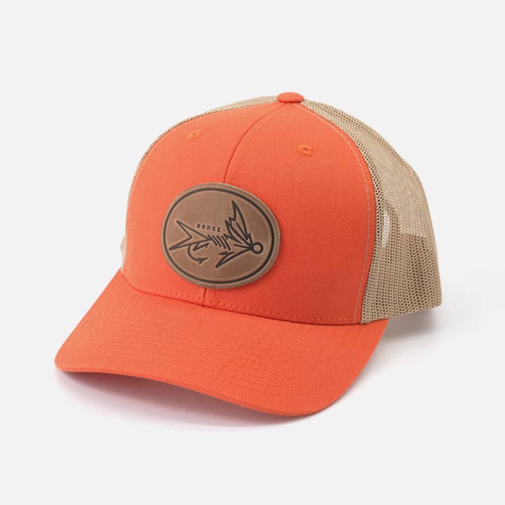 Range Leather Co. - Wholesale Trucker Hat - Unisex - Range Fly Icon Hat—Leather Patch Trucker Cap12
