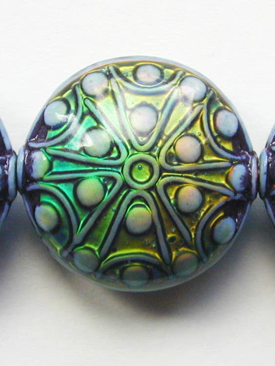 Mirage Beads (Polymer)- Stargazer for wholesale by Tika