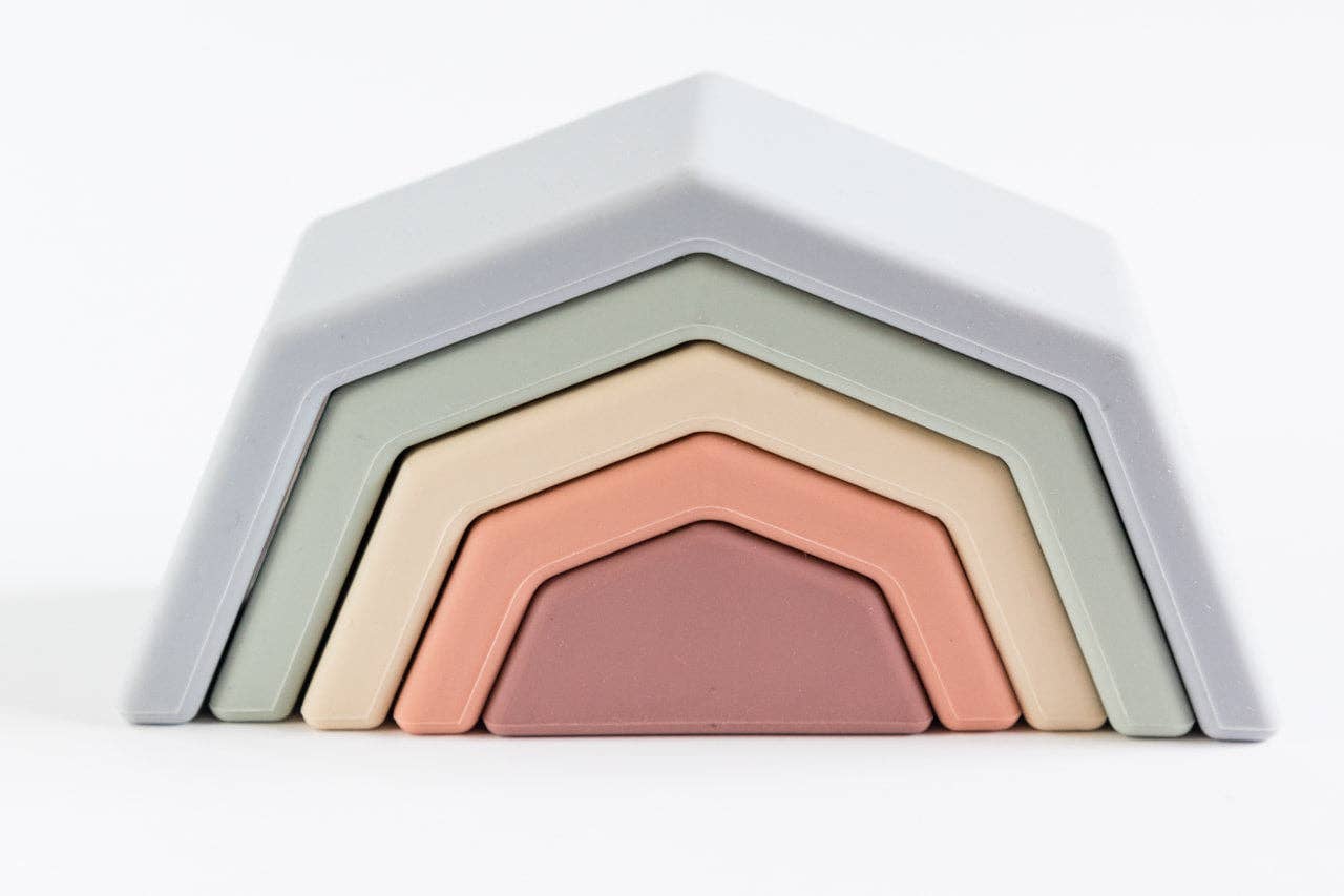 Babeehive Goods – wholesale Stacking rings game – Baby – Rainbow Stacking Toy4