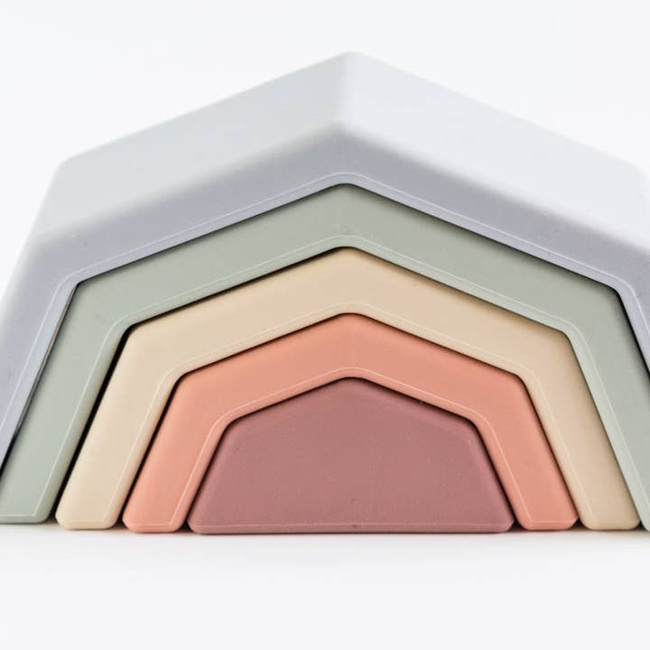 Babeehive Goods – wholesale Stacking rings game – Baby – Rainbow Stacking Toy4