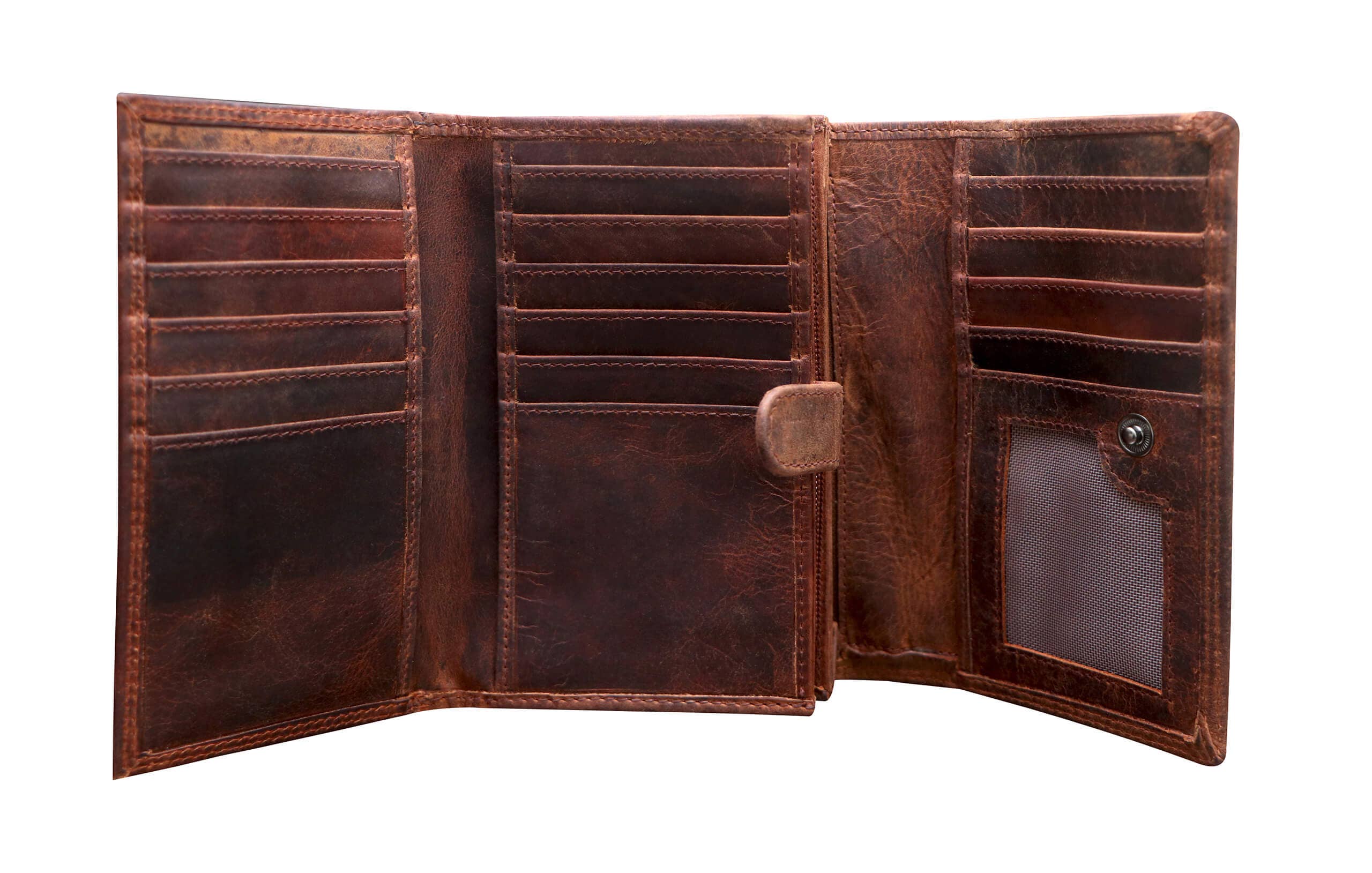 Greenwood - Wholesale Wallet - Women's - Ann Women's Large Leather Wallet 20 Card Slots20