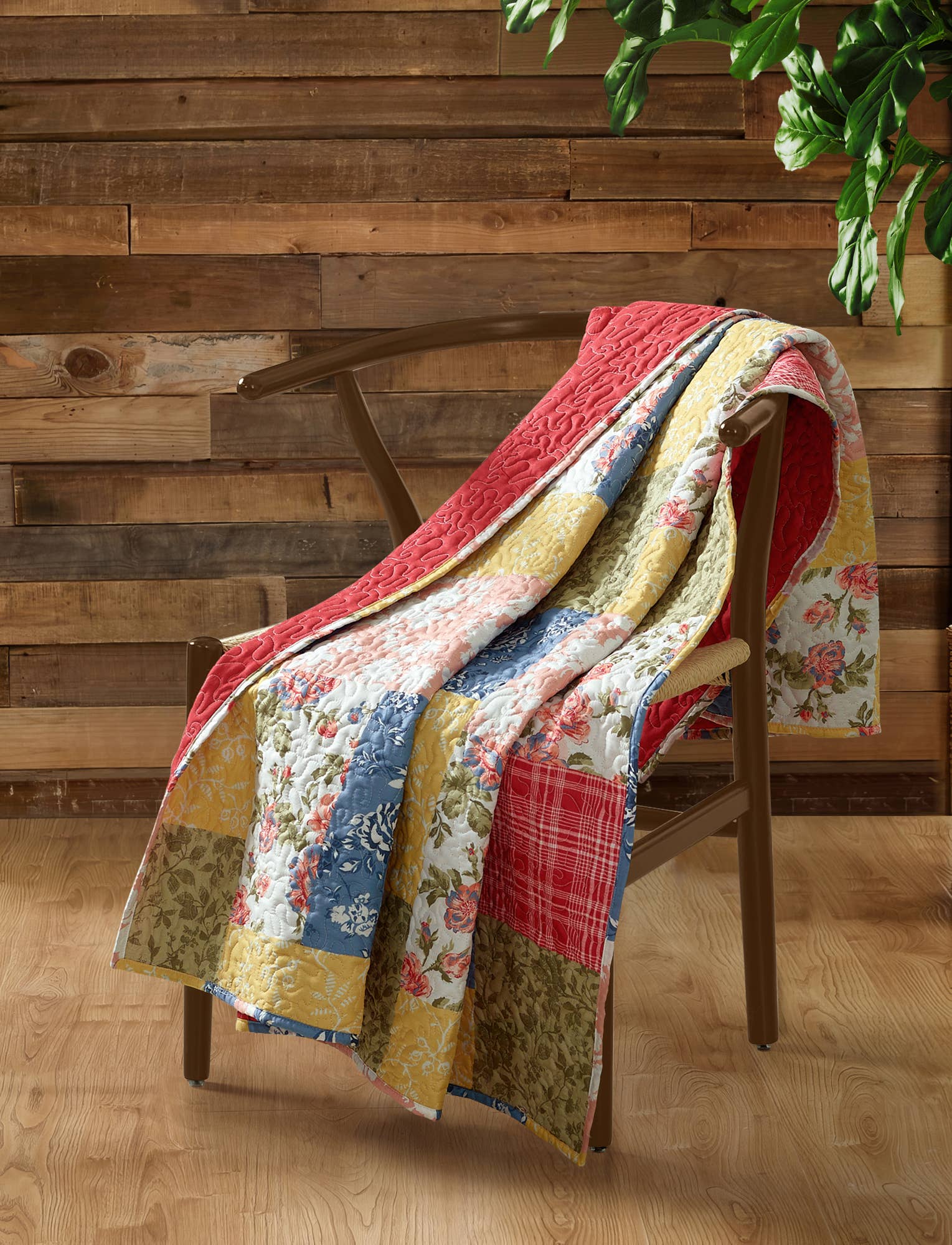 Peking Handicraft - Wholesale Throw Blanket - Farmhouse Floral Throw