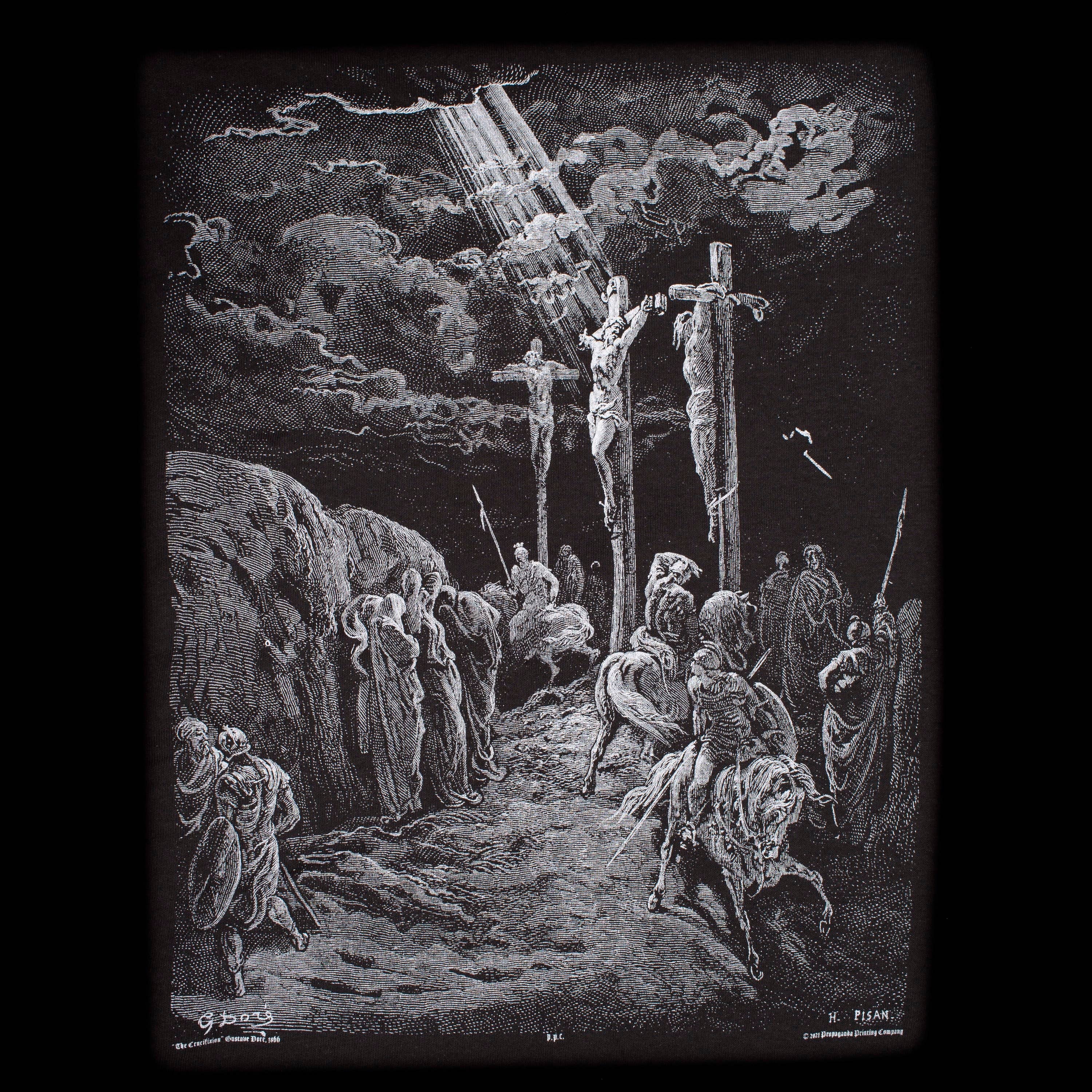 Propaganda Printing Company - Wholesale Screen Printed T-Shirt - Unisex - _OUT OF PRINT Gustave Dore, "The Crucifixion" 1
